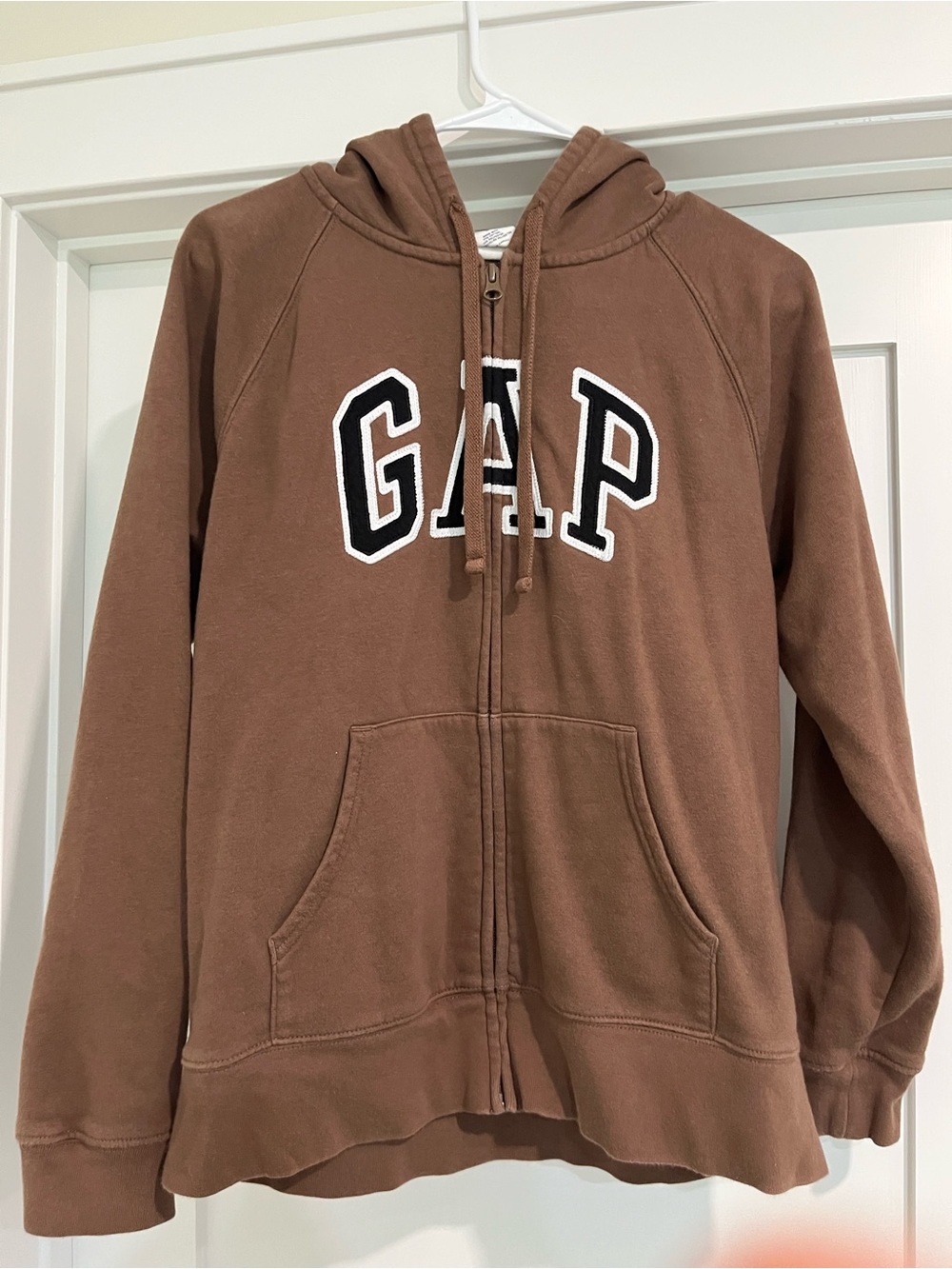 GAP Brown Full-Zip Hoodie with Logo